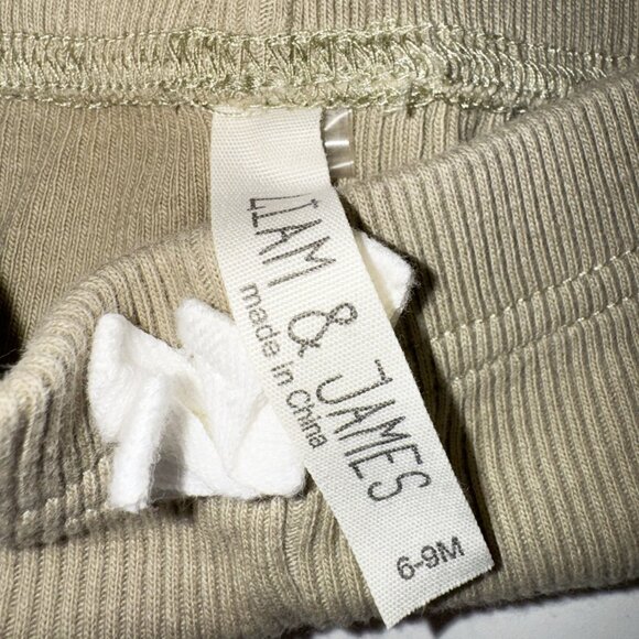 Ribbed Striped Baby Outfit with Elephant Patch - Picture 7 of 7